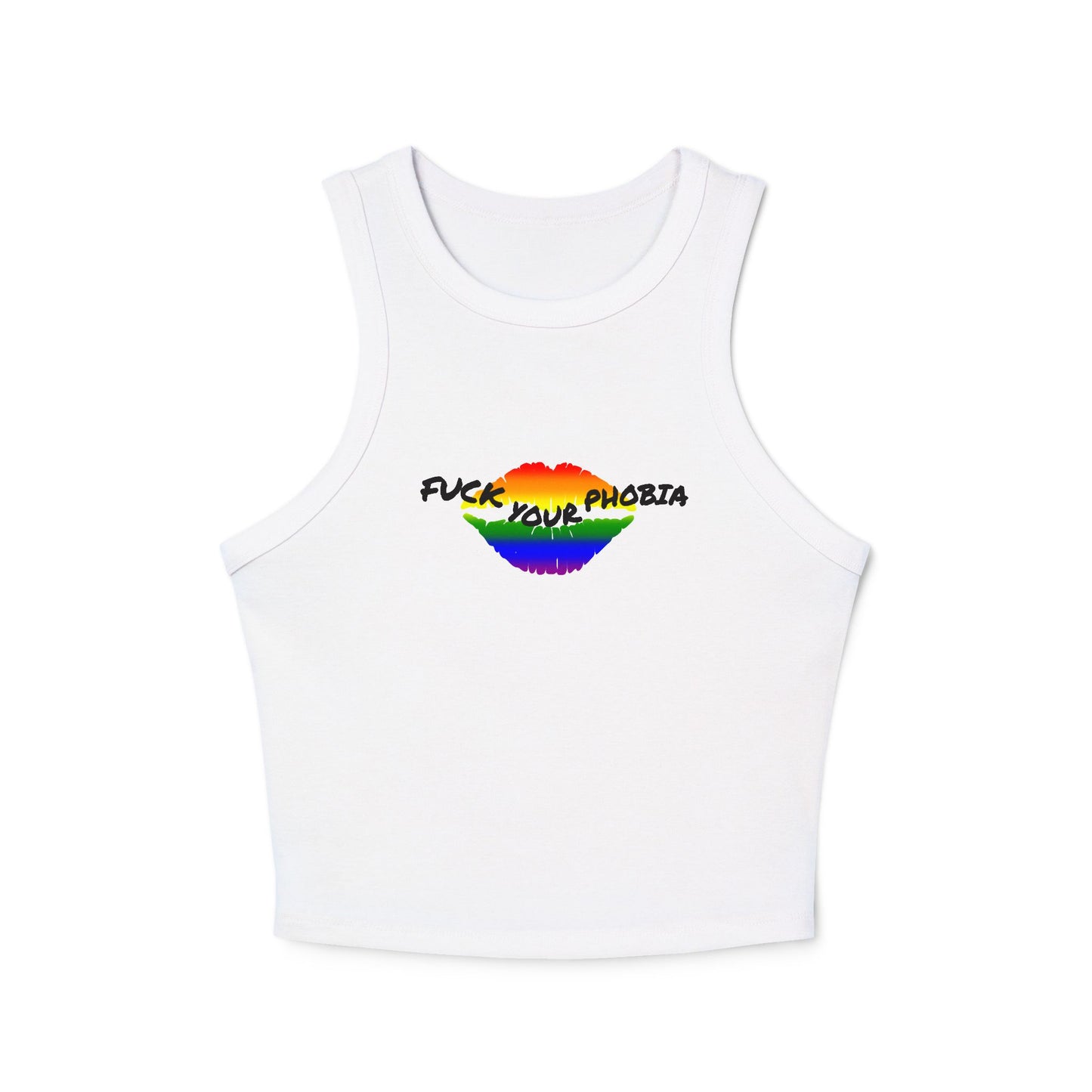 "FUCK YOUR PHOBIA" Racer Tank