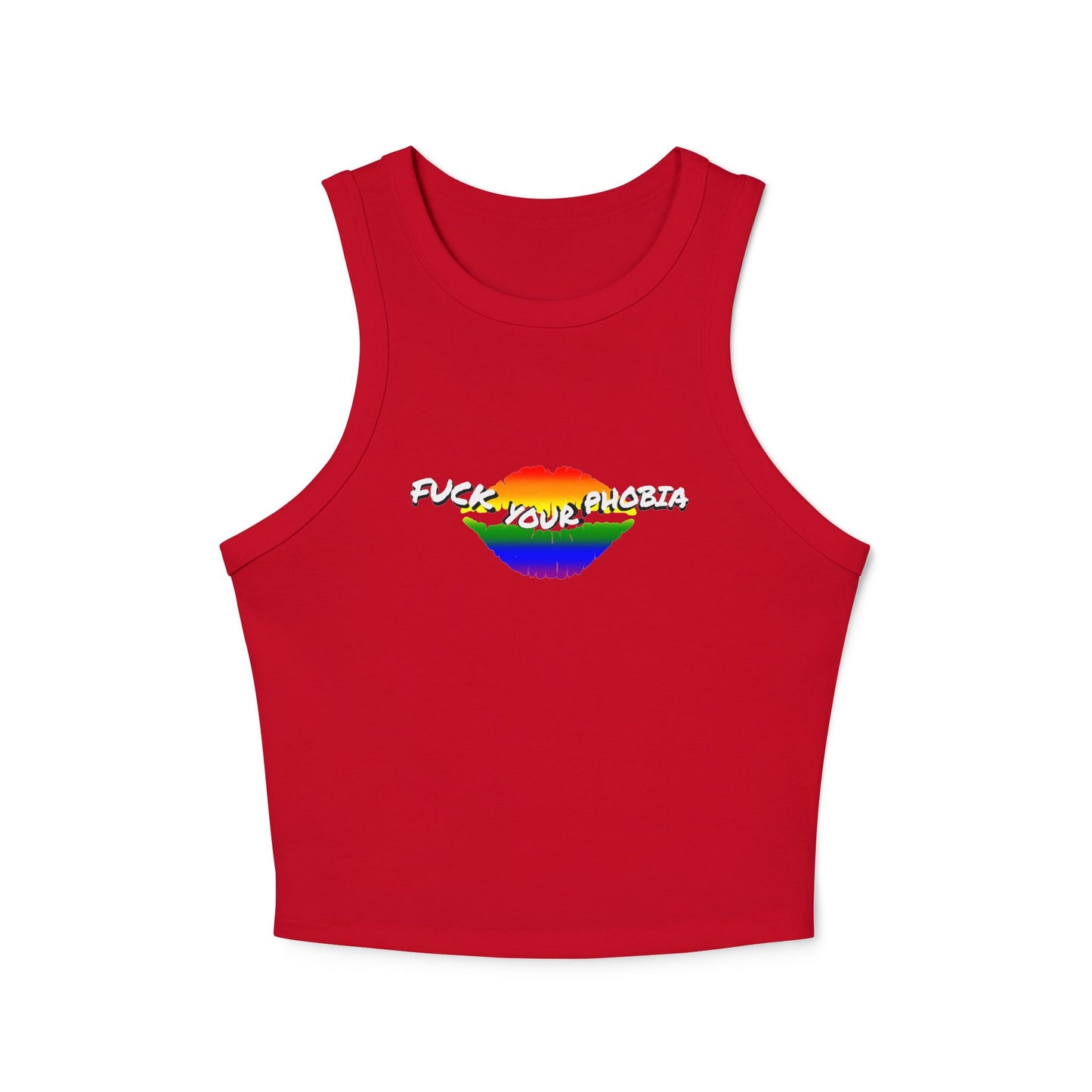 "FUCK YOUR PHOBIA" Racer Tank