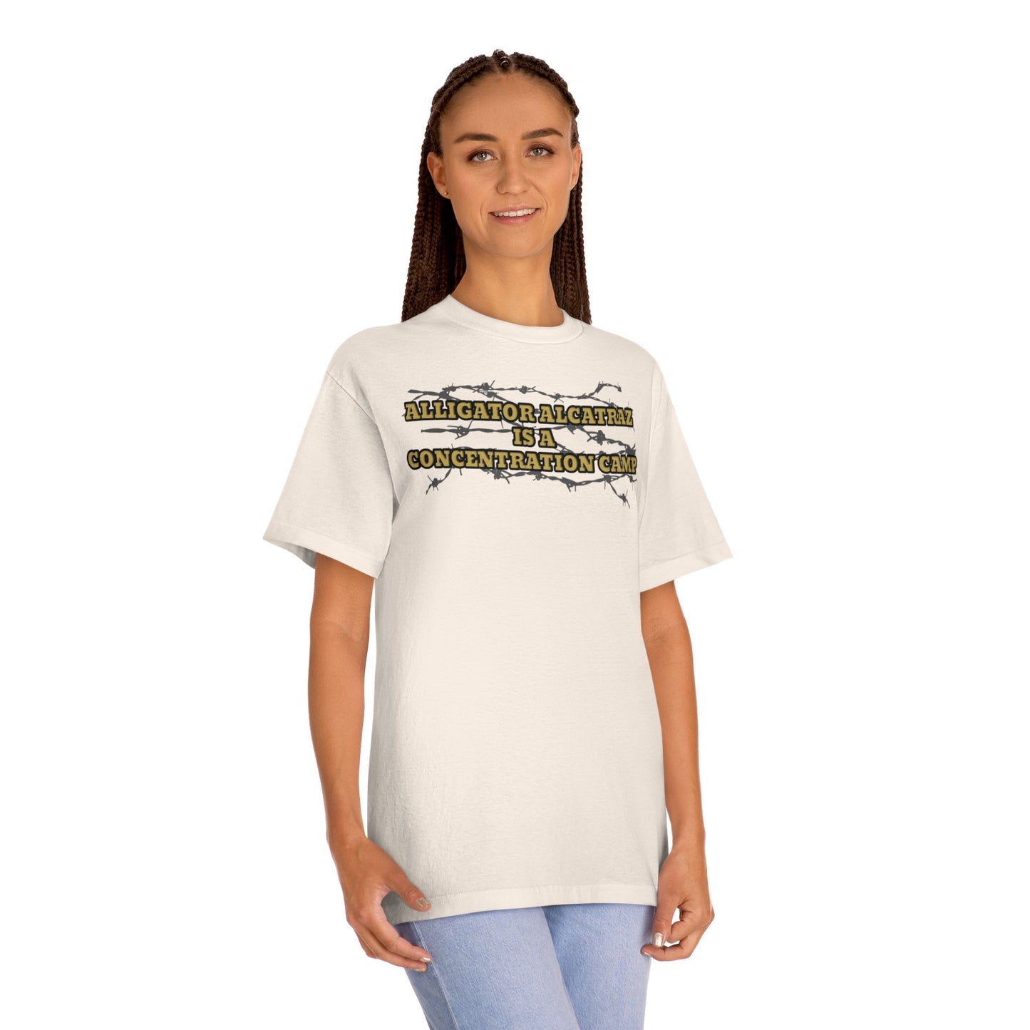 “Alligator Alcatraz Is A Concentration Camp” Unisex Classic Tee