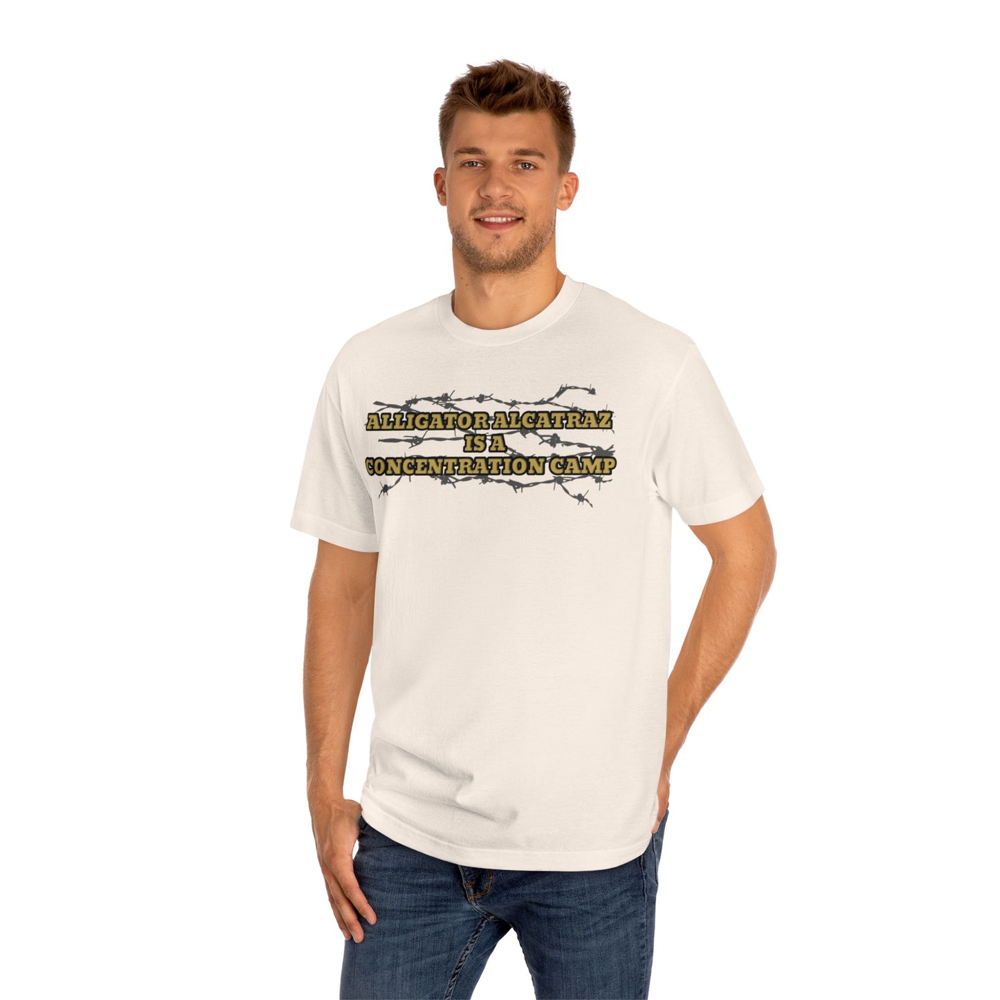 “Alligator Alcatraz Is A Concentration Camp” Unisex Classic Tee