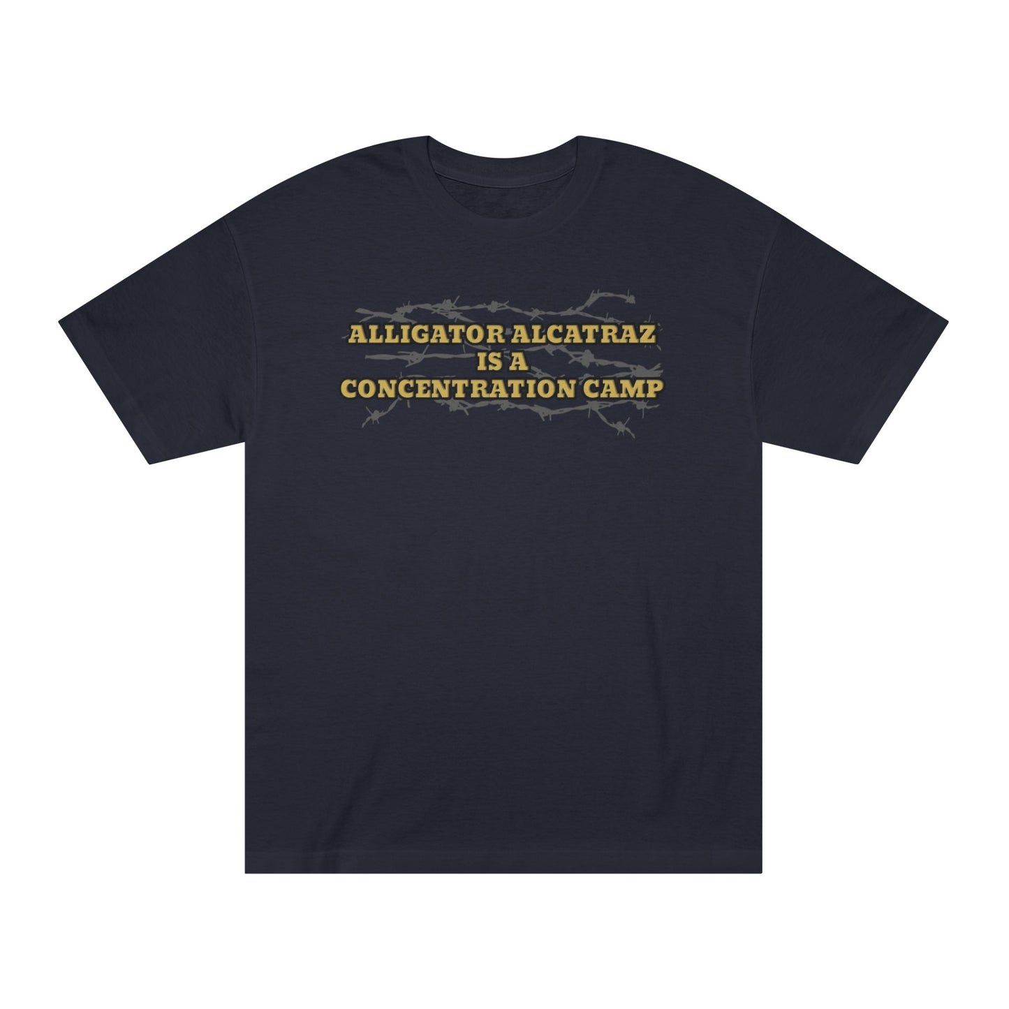 “Alligator Alcatraz Is A Concentration Camp” Unisex Classic Tee