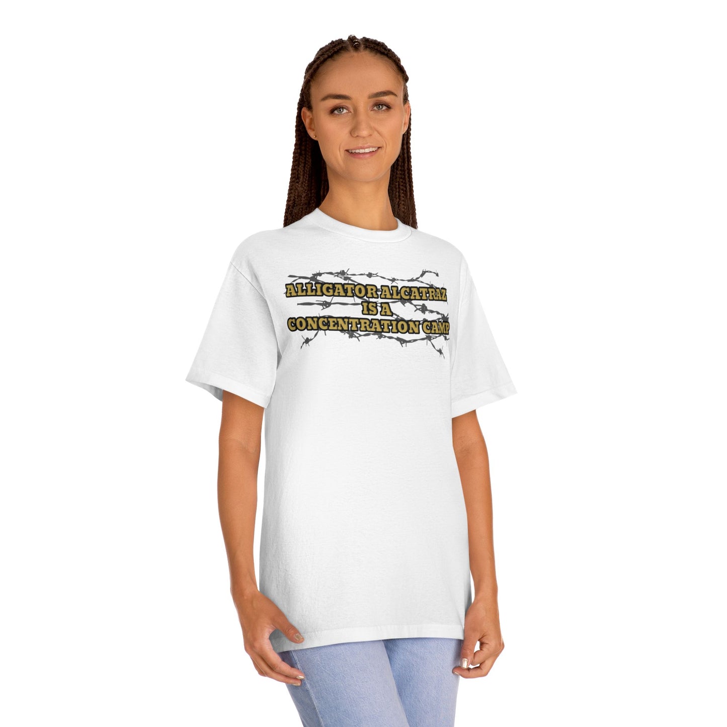 “Alligator Alcatraz Is A Concentration Camp” Unisex Classic Tee