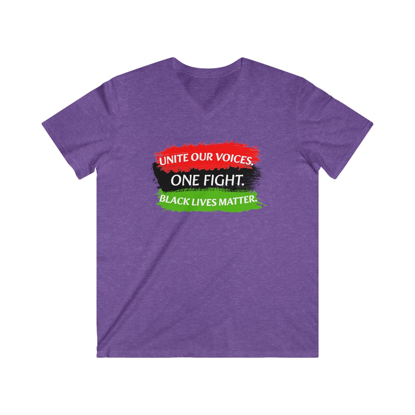 Black Lives Matter Men's Fitted V-Neck