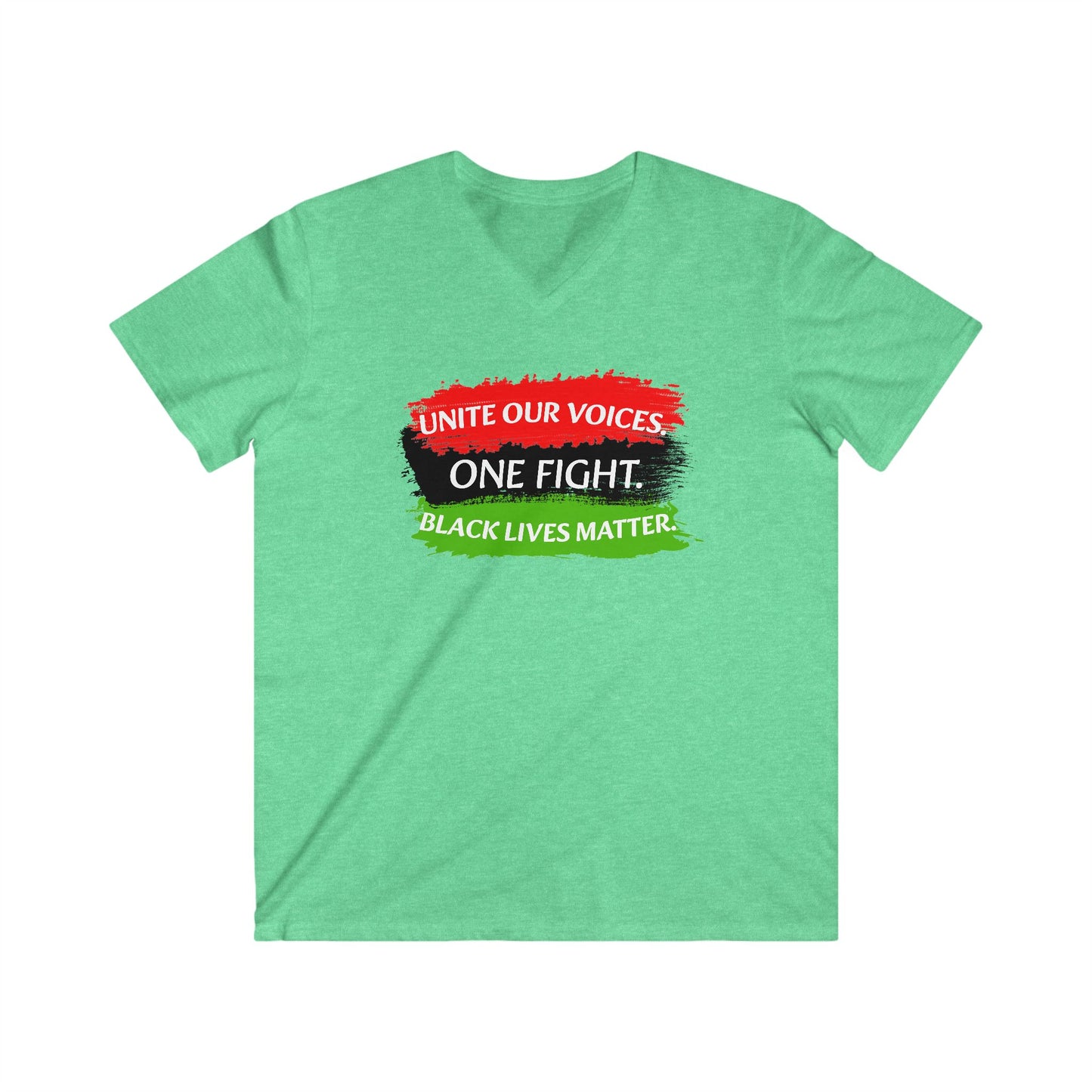 Black Lives Matter Men's Fitted V-Neck