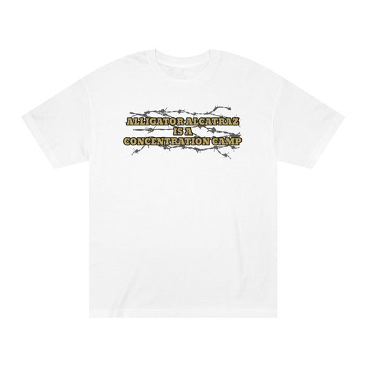 “Alligator Alcatraz Is A Concentration Camp” Unisex Classic Tee