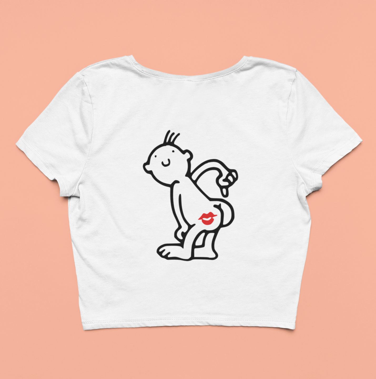 "Haters Are Just Bitter Fans" Cropped Tee