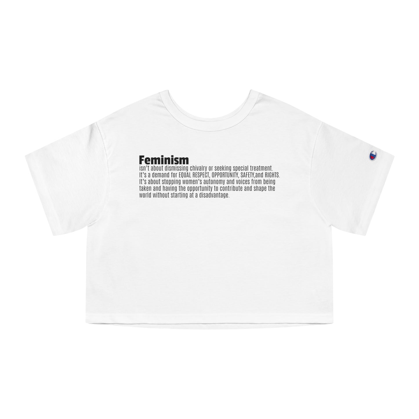 Feminism Definition Cropped Tee