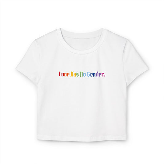 "Love Has No Gender" Pride Baby Tee
