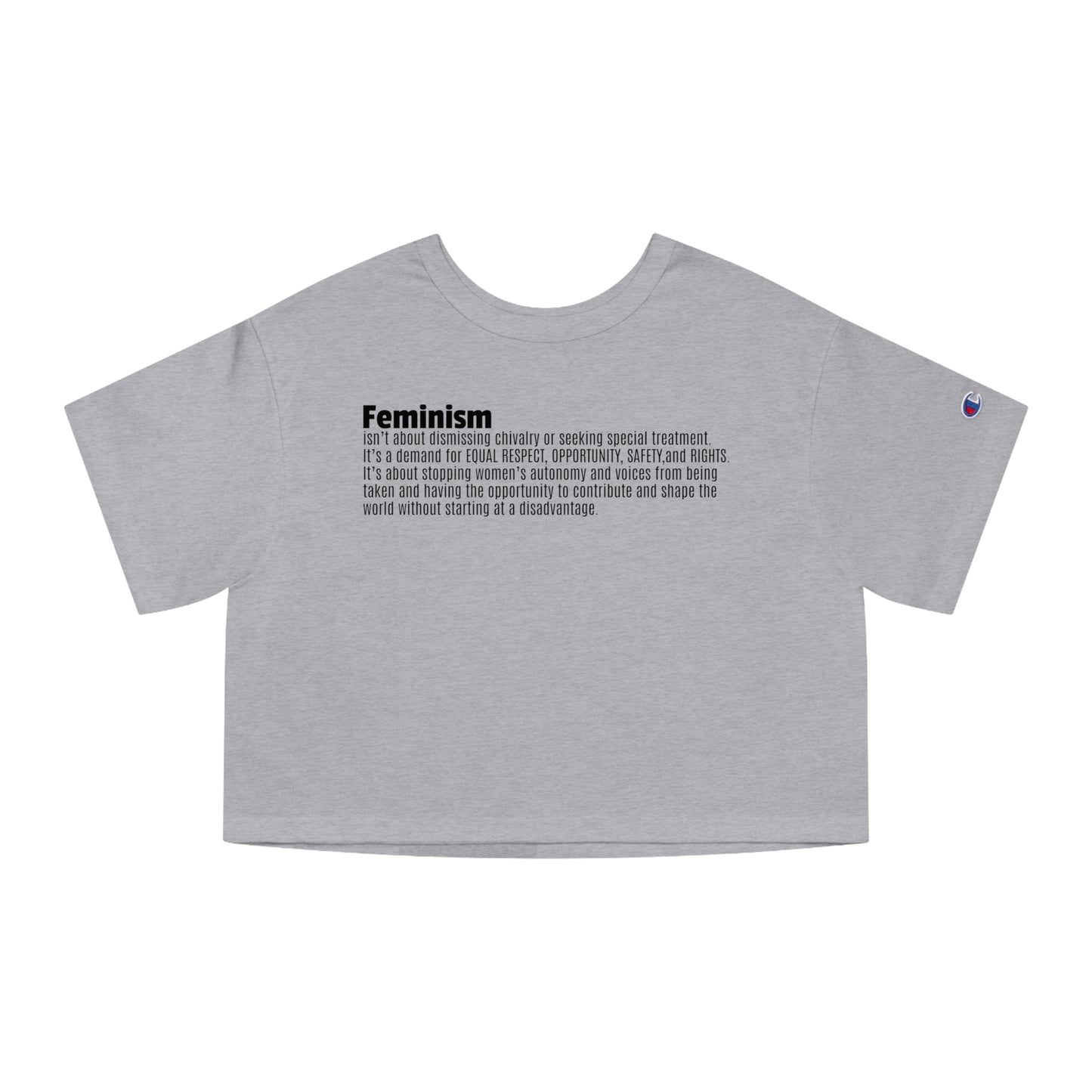 Feminism Definition Cropped Tee