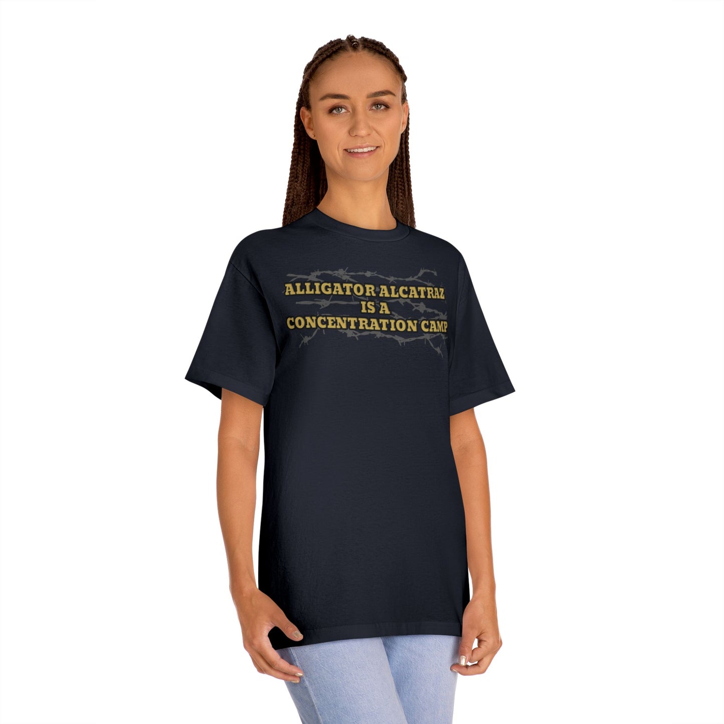 “Alligator Alcatraz Is A Concentration Camp” Unisex Classic Tee